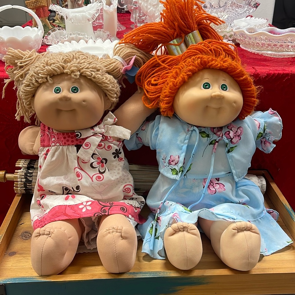 Set of 2 vintage 1978,1982 Cabbage Patch Dolls